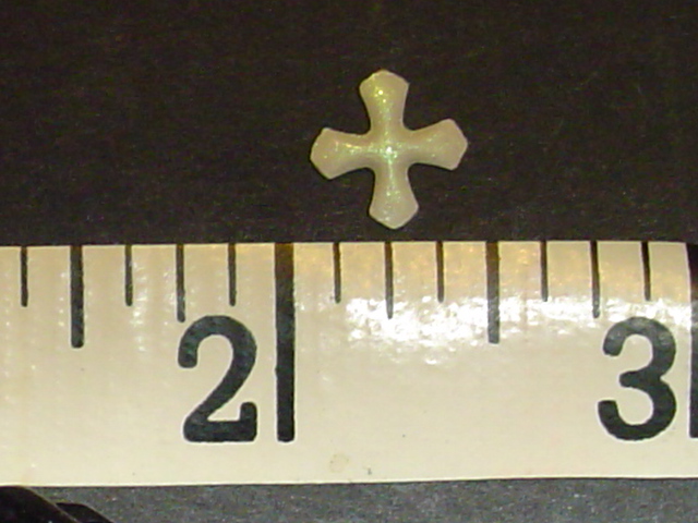 1 Gross 10mm PEARL CROSS NAILHEAD HOTFIX